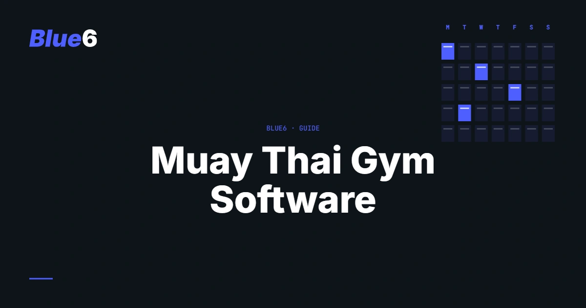 Muay Thai Gym Management Software: What Your Club Actually Needs